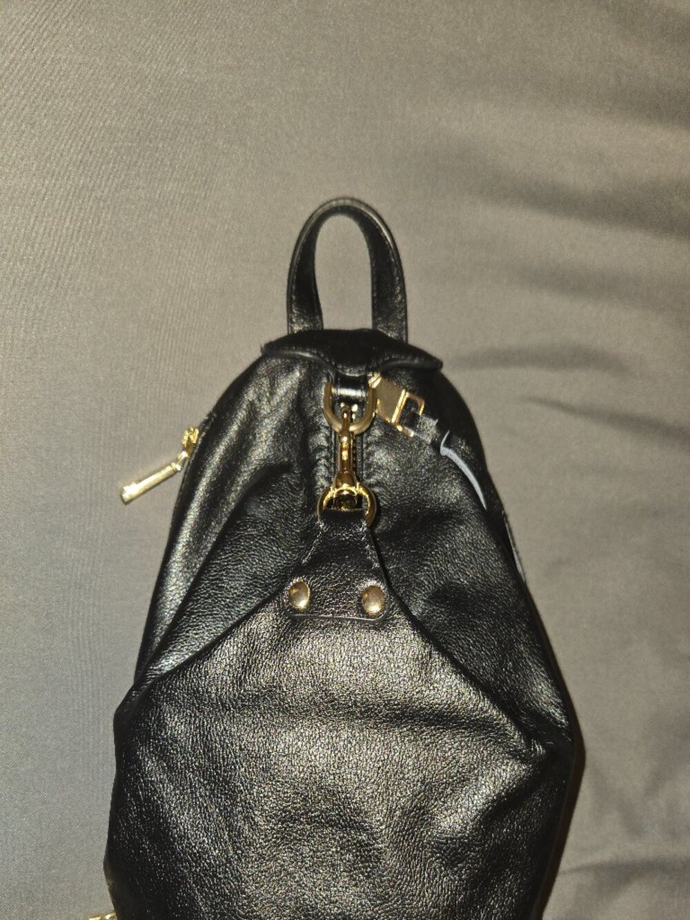 Rebecca Minkoff Julian Small Backpack Mini Purse Handbag Shoulder Bag Chain - Picture 12 of 16